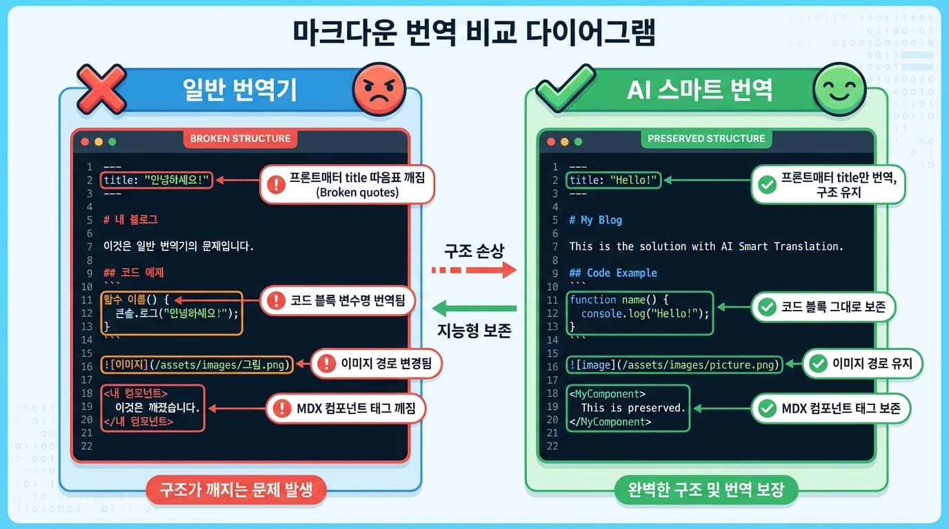 마크다운 보존 문제