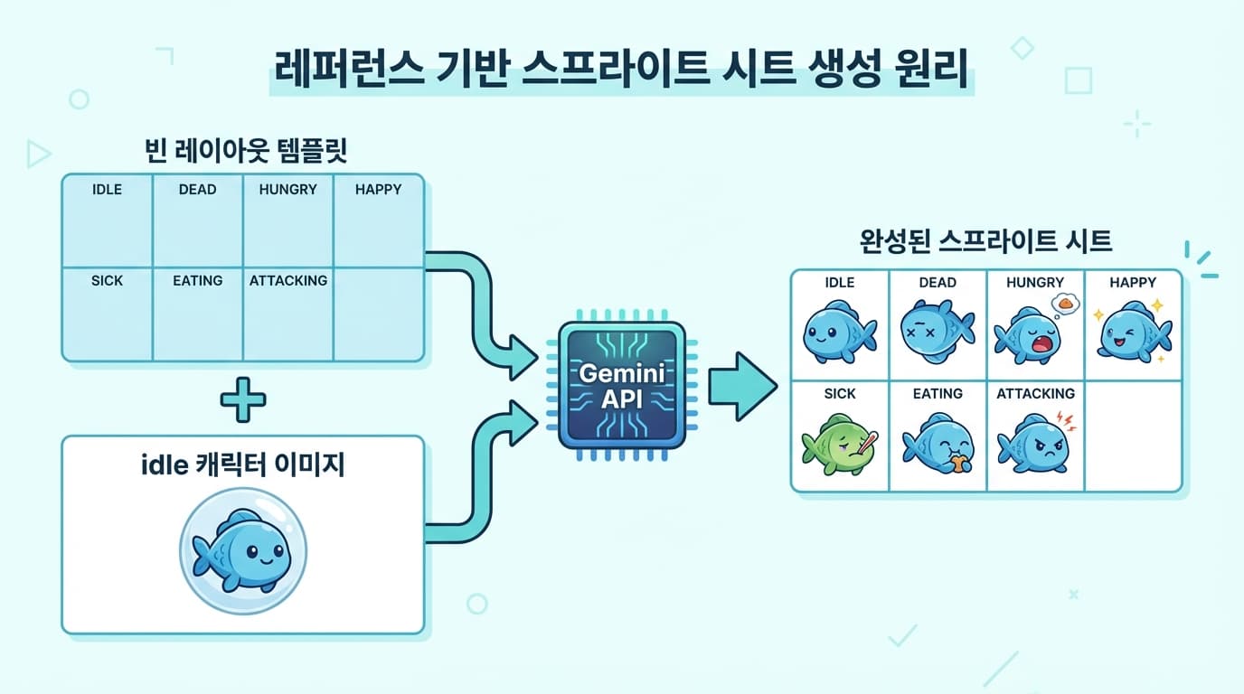 레퍼런스 기반 생성 원리