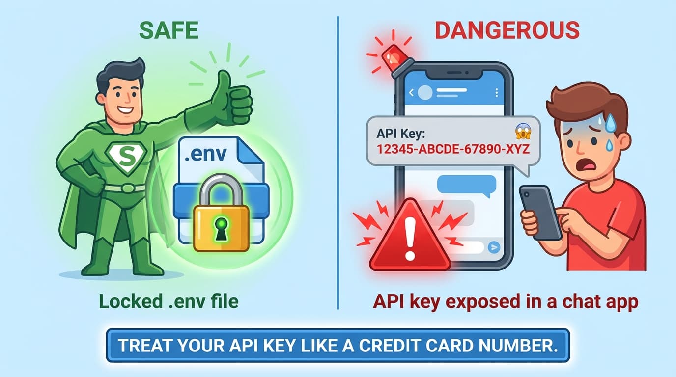 API key security
