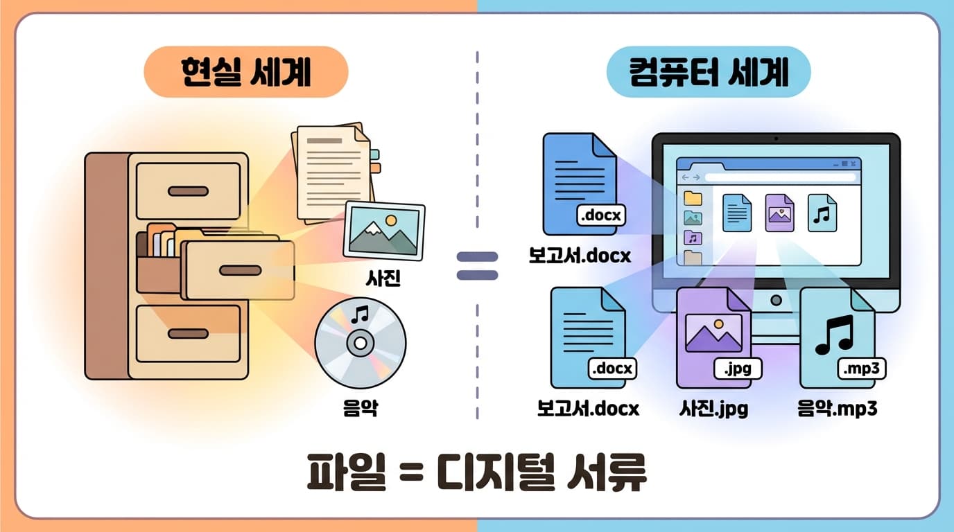 파일 = 디지털 서류