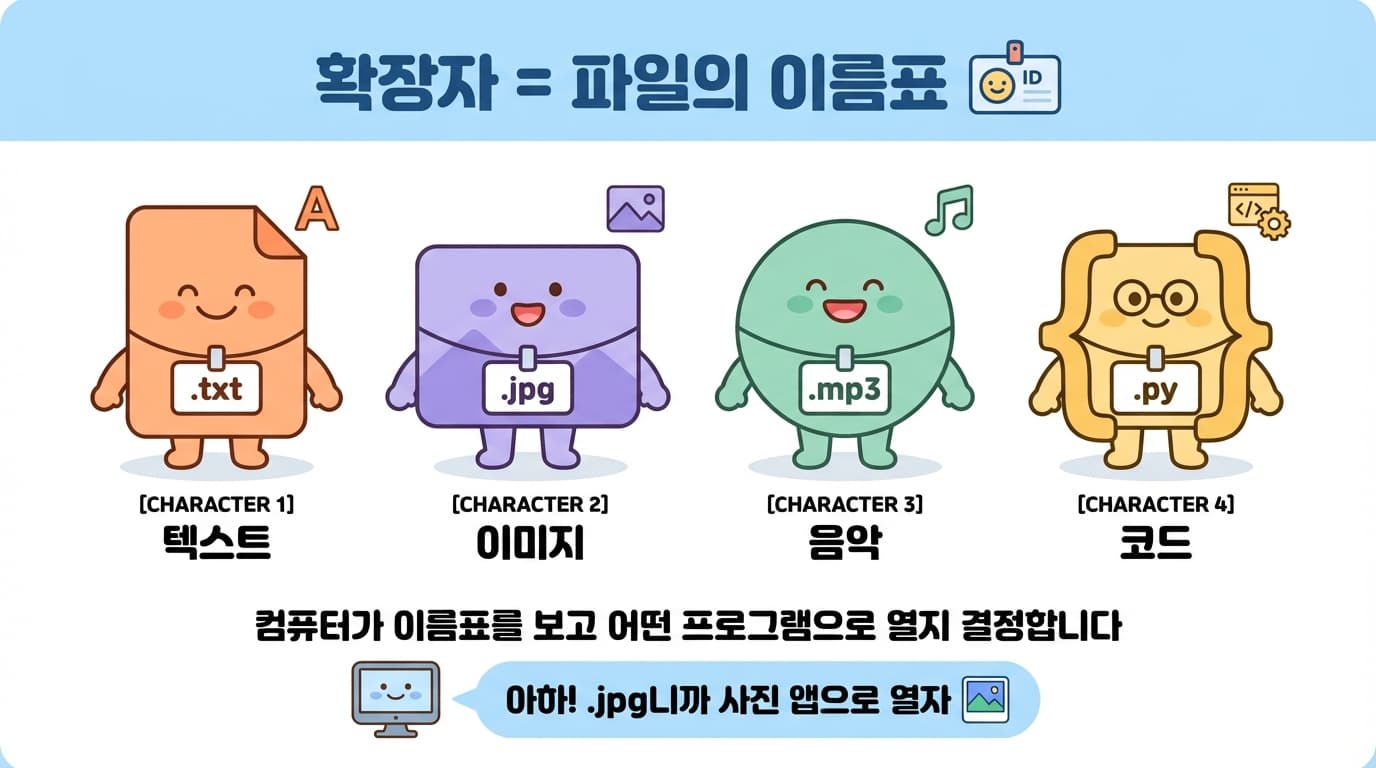 확장자 = 이름표