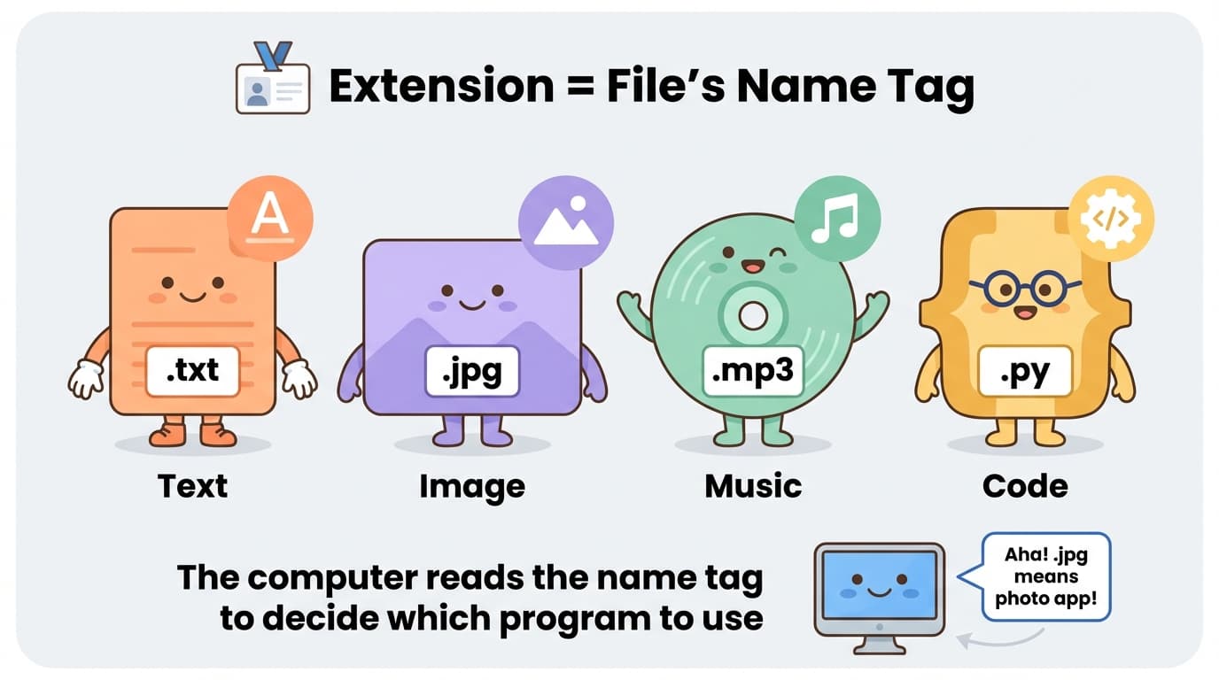 Extension = Name Tag