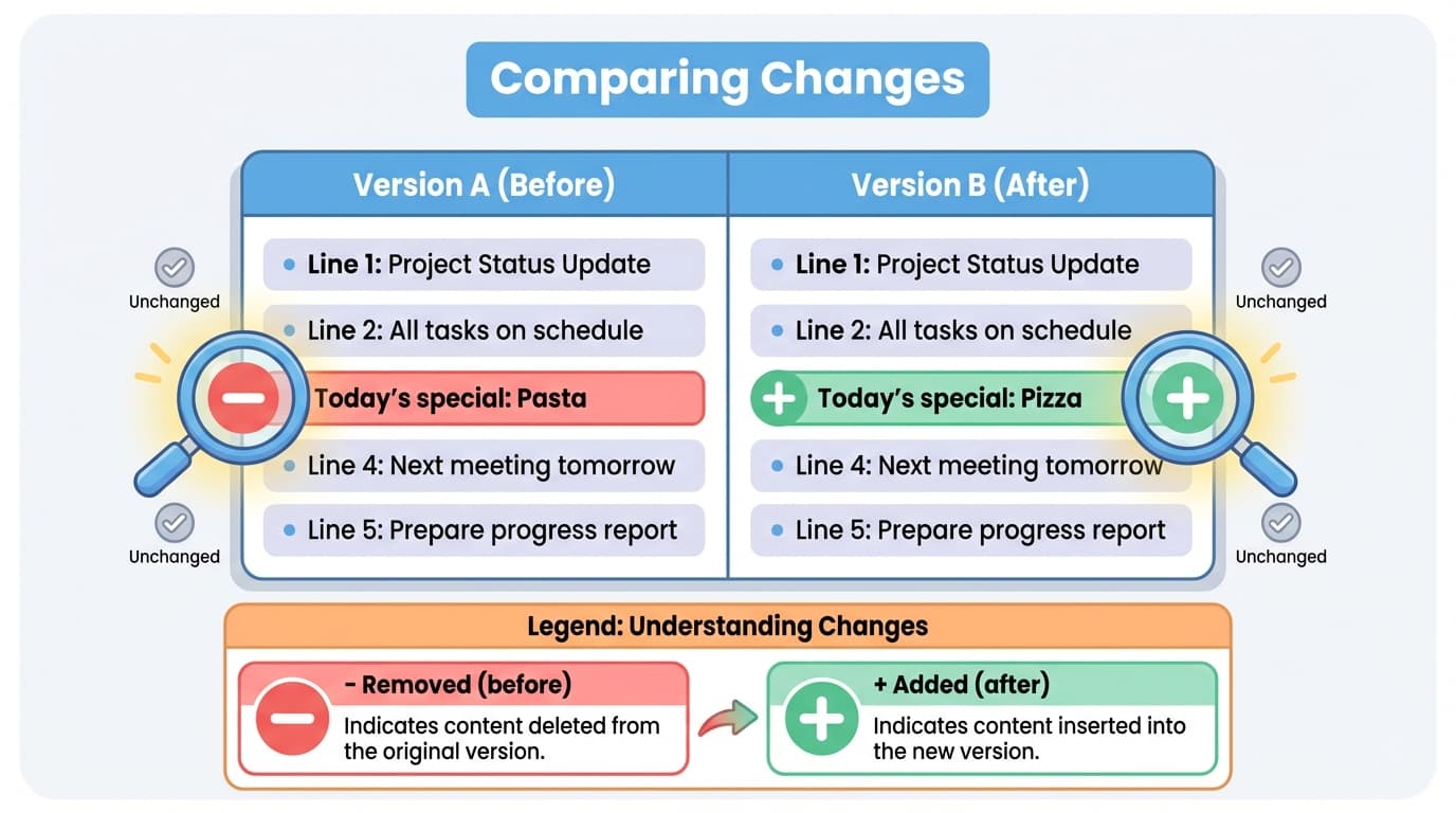 Comparing Changes